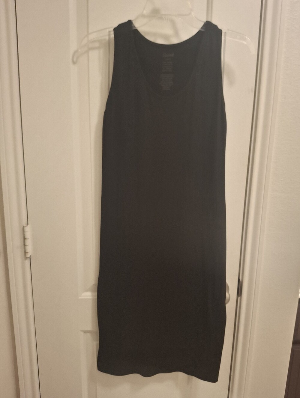 Classic Black Tank Midi Dress